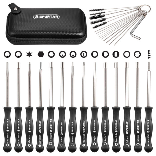 Spurtar 14 PCS Carburetor Adjustment Tool with Carburetor Cleaning Kit