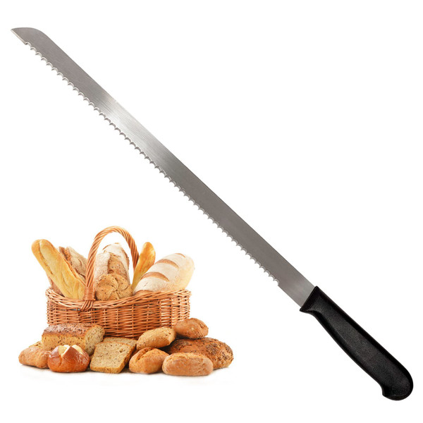 Kiss Core 18.1-inch Long Serrated Bread Knife for Homemade Bread