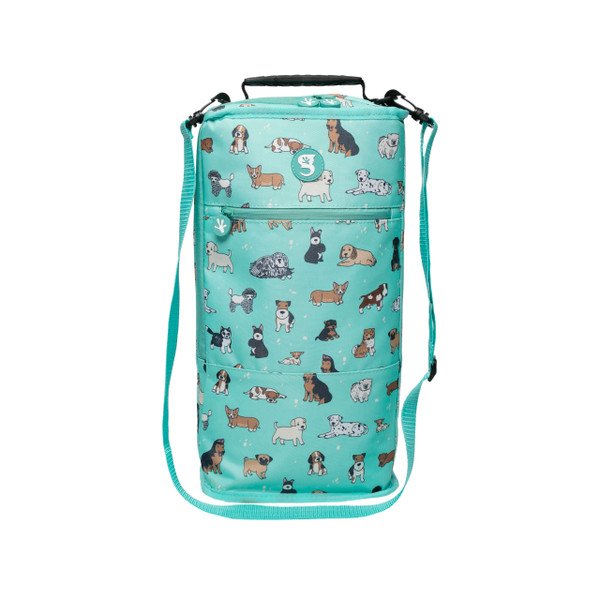 geckobrands Verticool Cooler - Insulated Portable Soft Cooler Bag with Adjustable Shoulder Strap, Holds 9 Cans or 2 Wine Bottles, Perfect for Beach, Picnics, and Outdoor Activities