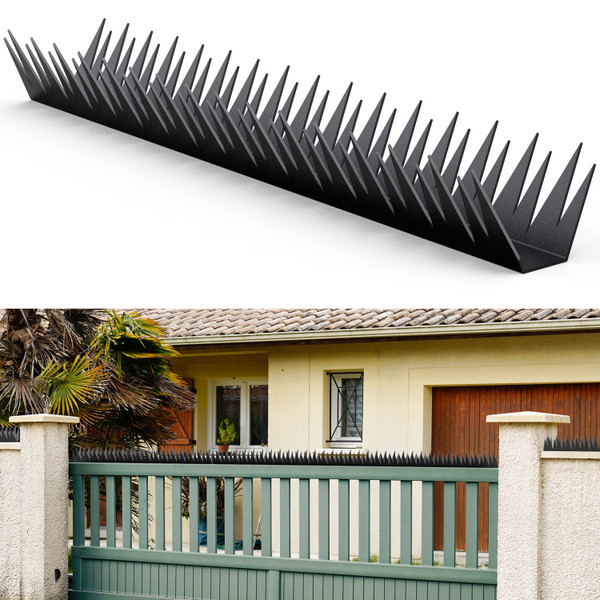 6PCS Metal Anti-Climb Fence Spikes, Durable Wall Guard for Home Security