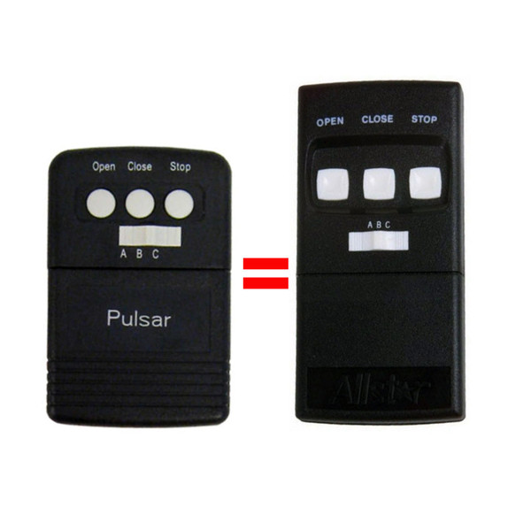 Allstar 109025 Garage Door Opener Remote 8833TC-OCS Open Close Stop 190-109025