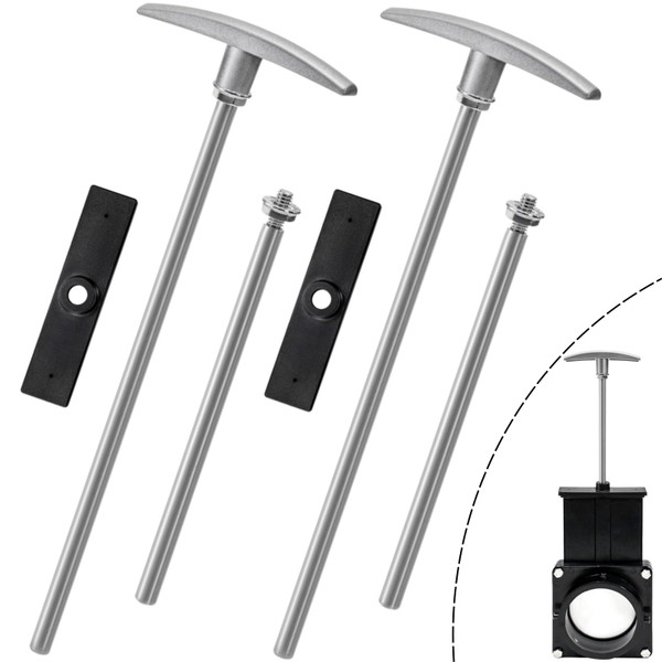 Acshio 2 Sets RV Waste Valve Handle Replacement, Universal Fit
