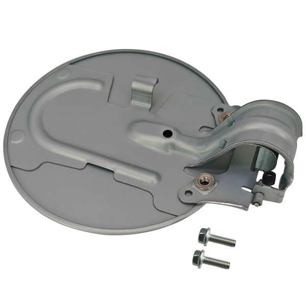 Gas Tank Door Cover Fuel Filler Cap Compatible With 1999-2006 Chevy Silverado 1500 2500 3500, GMC Sierra 1500 2500 3500, Replace 15124080 1054493 0856-029, With 2 Pack Screws