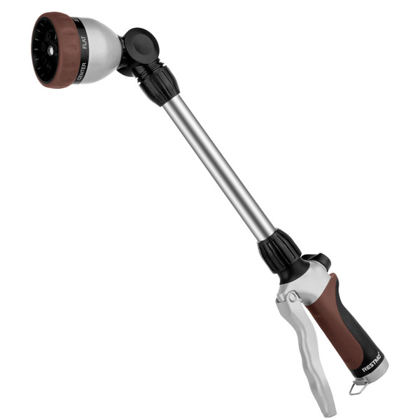 RESTMO Heavy Duty Metal Hose Wand, Watering Wand for Garden Hose