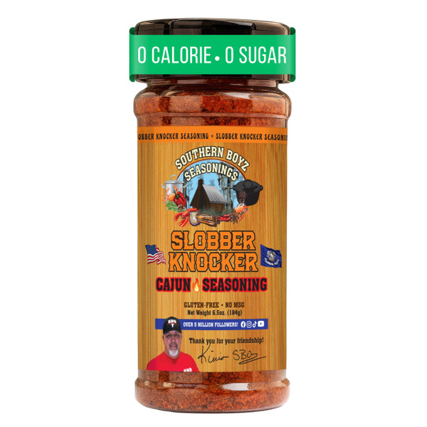 Southern Boyz Outdoors Slobber Knocker Fire Seasoning – Cajun & Creole Heat Seasoning Inspired by SBO All-Purpose – Gluten-Free, No MSG, 6.5 oz
