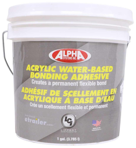 Alpha Systems 8011 Acrylic Water Based Bonding Adhesive - 1 Gallon