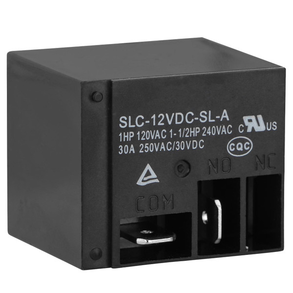 Weasch Power Relay, SLC-12VDC-SL-A, Coil Voltage DC 12V, 30A 250VAC/30VDC, Normally Open, 4 Pins, Air Conditioner Water Heater Relay (1)