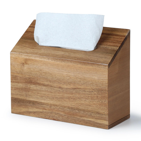 YANGQIHOME Acacia Hand Towel Box Cover Compatible with Kleenex Disposable Paper Hand Towels, Wall Mounted Paper Towel Holders, Hand Towel Holder for Bathroom, Car, Tabletop