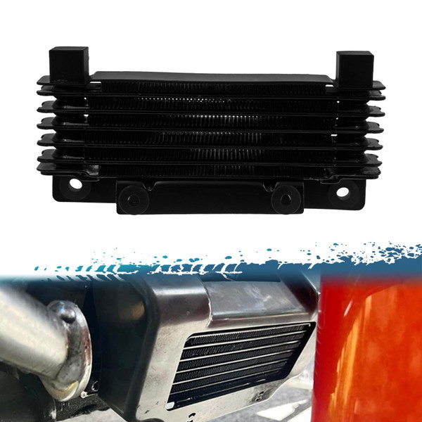 Motorcycle Oil Cooler Radiator Compatible with Harley Touring Road King Electra Glide Street Glide Road Glide 2009-2016