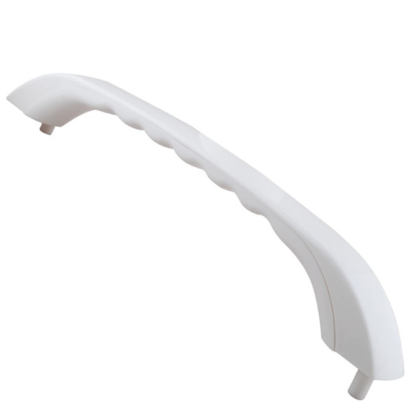 Podoy Upgraded WB15X335 Microwave Door Handle Replacement Compatible with GE General Electric Microwave White Spacemaker XL, Mounting Hole Distance 10.39in/26.4cm Replaces WB15X0335 AP2021148