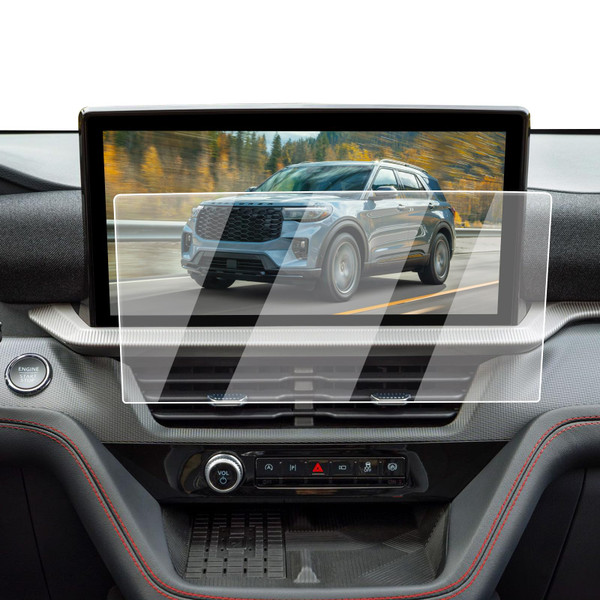 ECOZEN Screen Protector For 2025-2026 Ford Explorer - 13.2-Inch Navigation Touchscreen - 9H Tempered Glass HD 2025-2026 Ford Explorer(Active/ST-Line/Platinum/ST) Accessories Anti-Fingerprints
