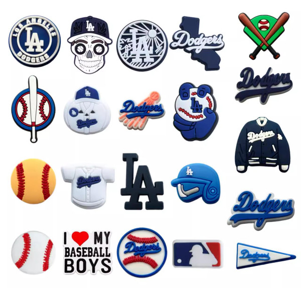 21PCS of baseball team shoes, charming sports shoes, hanging pieces, football and baseball shoe accessories, decorative PVC materials, party gifts 21PCS of baseball team shoes, charming sports shoes, hanging pieces, football and baseball shoe accessories, decorative PVC materials, party gifts