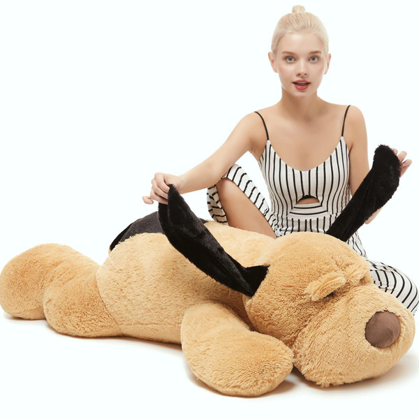 MorisMos Giant Stuffed Dog Animals, 51inch Big Stuffed Dogs Plush, Soft Large Puppy Pillow for Kids, Girls, Boys MorisMos Giant Stuffed Dog Animals, 51inch Big Stuffed Dogs Plush, Soft Large Puppy Pillow for Kids, Girls, Boys
