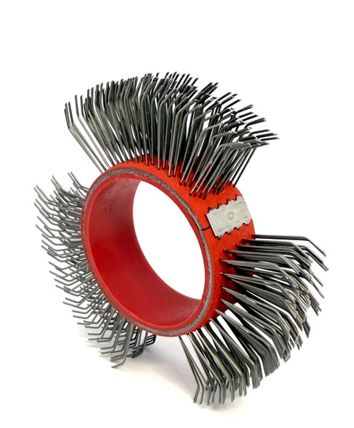 Abrasive Wire Wheel Belt/Bristle Blasting Wheels for Surface Blaster, 1PCS