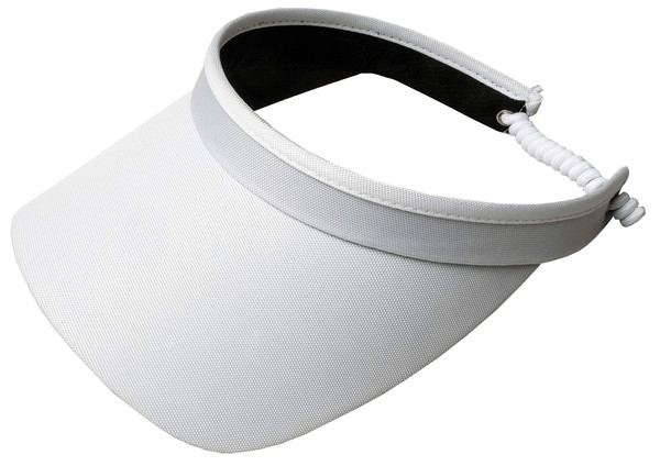 Glove It Classic Solid Coil Visor - Ladies Visor Hat, Sun Visor for Women