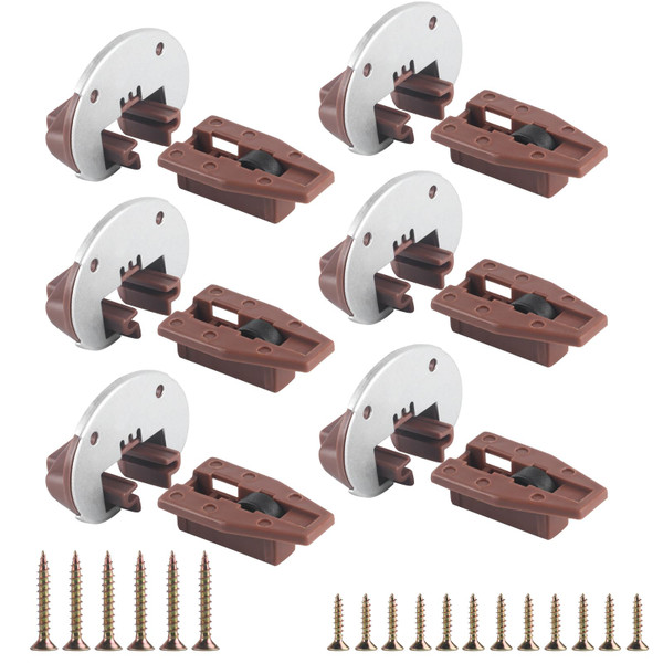 Dresser Drawer Slides Replacement Kit for Kenlin Rite-Trak II Model #168, 6 Set Replacement Drawer Track Slide Kit, Dresser Drawer Replacement Parts, Metal Black Plate, Drawer Stop with Roller
