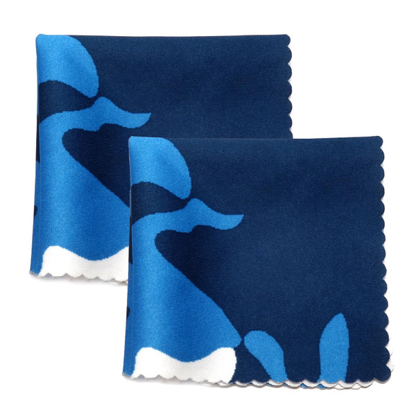 Calabria 2 Pack Microfiber Cleaning Cloth Blue Camouflage Print Clean Eyeglasses Lens TV Phone Screen Camera Glasses Cleaner Calabria 2 Pack Microfiber Cleaning Cloth Blue Camouflage Print Clean Eyeglasses Lens TV Phone Screen Camera Glasses Cleaner