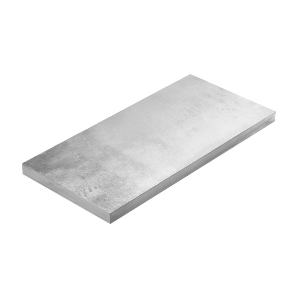 PATIKIL 80x170x8mm Steel Bench Block, Steel Block Metal Bench Block No Holes Matched Hardened Steel Flat 123 Blocks Precision Ground Milling for Jewelry Making Stamping Tool, Rectangle