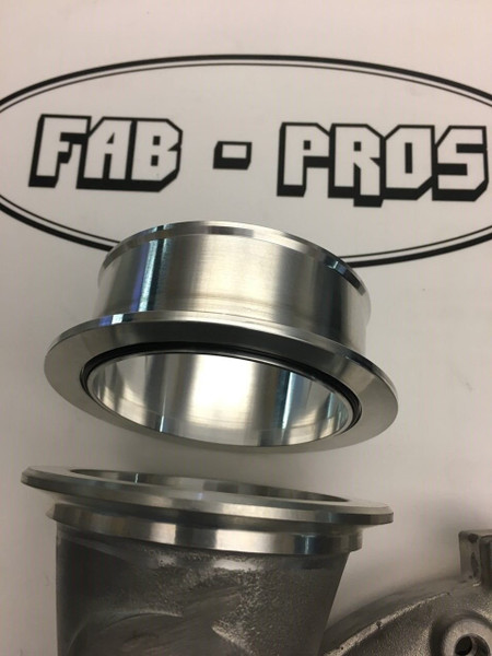 Borg Warner Turbo Compressor V-band Flange Clamp S400 S400SX-E S500SX S500SX-E