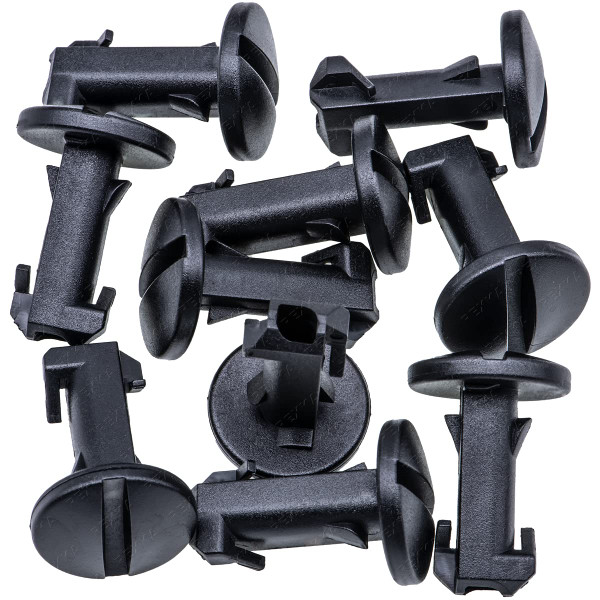 Rexka 10pcs Bumper Cover Retainer Tow Bracket Cover Body Liner Twist to Lock Retainer Clip for Land Rover LR012844 Discovery LR4 Range Rover Sport Velar