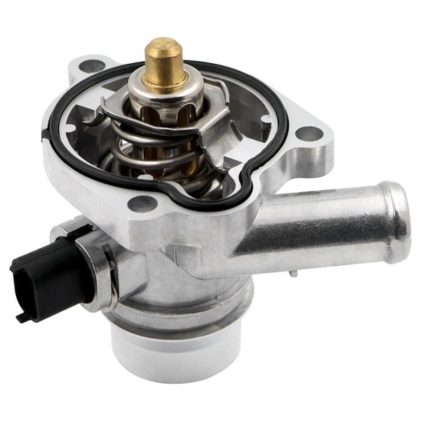 Upgrade Aluminium Engine Coolant Thermostat Housing Assembly, Compatible with Chevy Cruze 2011-2015, Limited 2016, Sonic 2012-2020, Trax 2013-2021, Buick Encore 2013-2021, L4 1.4L, Replace# 55565336