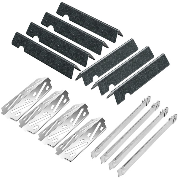 soldbbq GS4 Grill Parts Kits for Weber Genesis II/II LX 400 Series Gas Grill Genesis 2 SE-410, Genesis 2 E410, Genesis II E-435, Weber Genesis 2 Flavorizer Bars 66033 66797 Heat Deflectors 66041 Parts