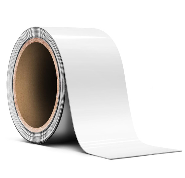 VViViD Ultra Gloss White Air-Release Adhesive Vinyl Pinstripe Tape Roll (2 Inch x 20ft)