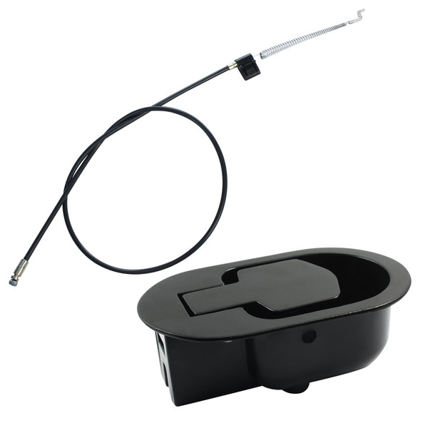 Biaungdo Recliner Handle with Cable, Black Heavy Duty Pull Lever Sofa Part