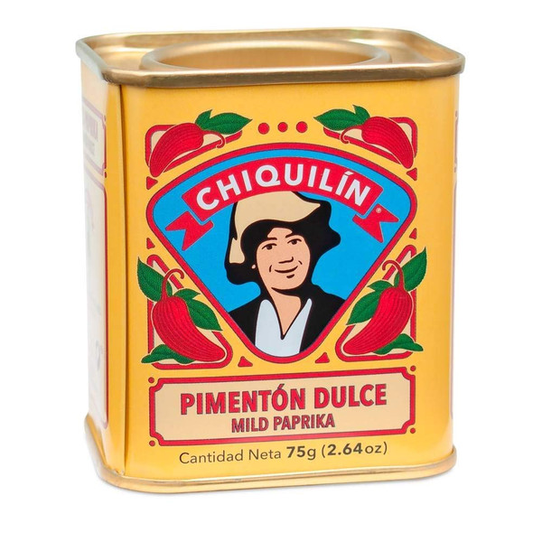 Chiquilin Lightly Smoked Mild Paprika Pimenton Dulce Tin - 2.64oz