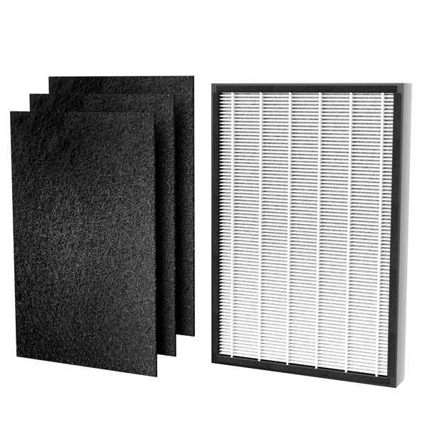 HEAPETS MPHELW-P339 Air Purifier Replacement Filters P339 Air Purifier, 3 Pre-Filters and 1 Composite Filter, Genuine Version