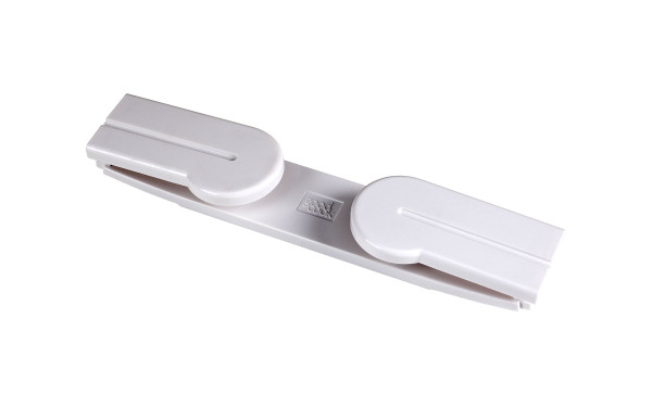 GoodCook Deluxe Wall Mount Paper Towel Holder, Under Cabinet, Screws Included, White