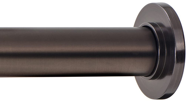 Ivilon Tension Curtain Rod - Spring Tension Rod for Windows or Shower, 36 to 54 Inch. Oil Rubbed Bronze ORB