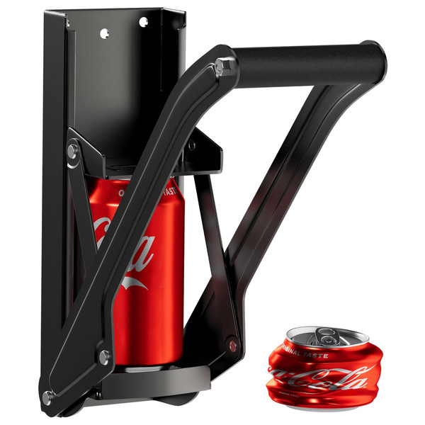Can Crushers for Recycling - 16 oz Heavy Duty Aluminum Can Crusher Wall Mounted - Soda and Beer Can Smasher for Recycling with Bottle Opener - For 12 and 16 oz Cans - Easy to Install - RamPro Can Crushers for Recycling - 16 oz Heavy Duty Aluminum Can Crusher Wall Mounted - Soda and Beer Can Smasher for Recycling with Bottle Opener - For 12 and 16 oz Cans - Easy to Install - RamPro