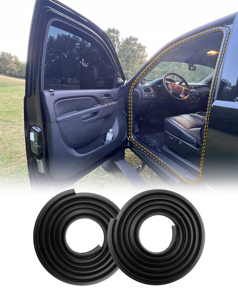Door Seal, Fit for 2007-2014 Chevy Silverado GMC Sierra 1500/2500HD/3500HD