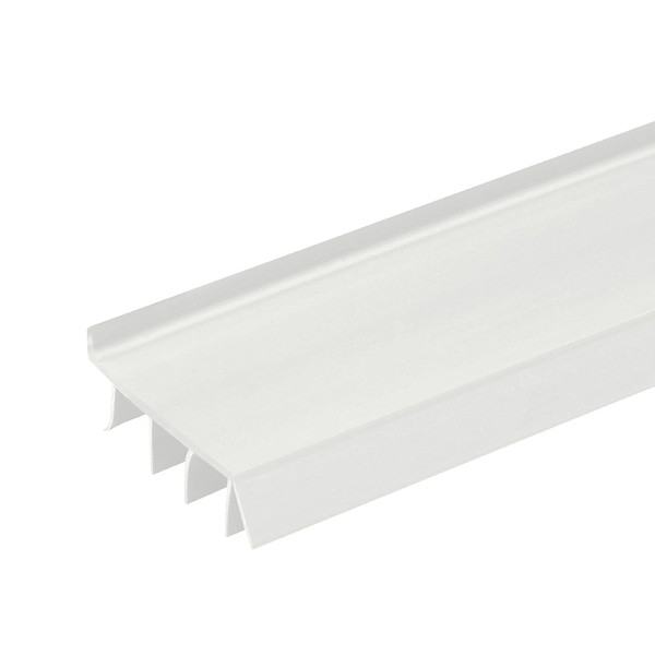 3 FT - White Vinyl Door Bottom for 1 3/4"- 2" Thick Doors 3 FT P-12-WH