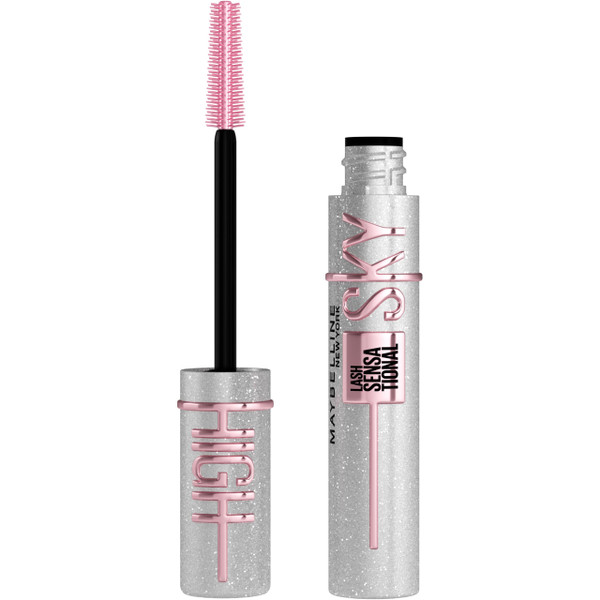 Maybelline Lash Sensational Sky High Glitter Mascara, Diamond Effect Eye Makeup for Lashes and Brows, Washable, Space Diamond, 1 Count Maybelline Lash Sensational Sky High Glitter Mascara, Diamond Effect Eye Makeup for Lashes and Brows, Washable, Space Diamond, 1 Count