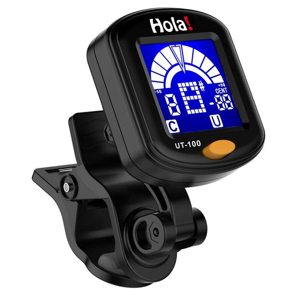 Hola! Music Professional Clip-On Tuner, Ukulele Tuner Rechargeable, Quick & Accurate Tuning