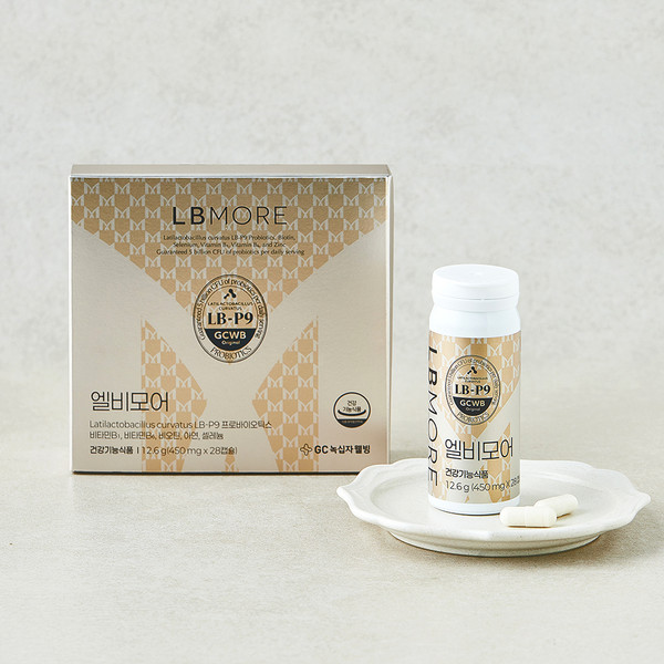GC녹십자웰빙 엘비모어 모발 유산균 12.6g, 28정, 1개/GC Green Cross Wellbeing LB More Hair Probiotics 12.6g, 28 tablets, 1 pack