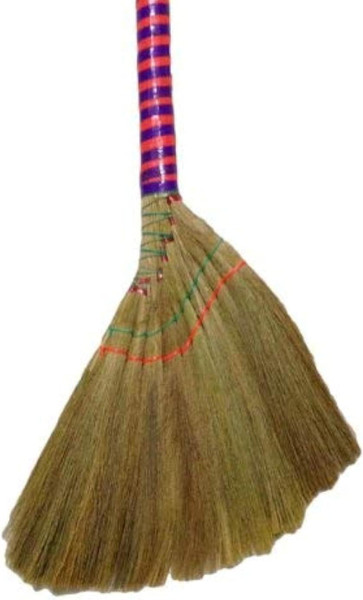 One Vietnamese Soft Fan (Straw) Broom, 40 Inch