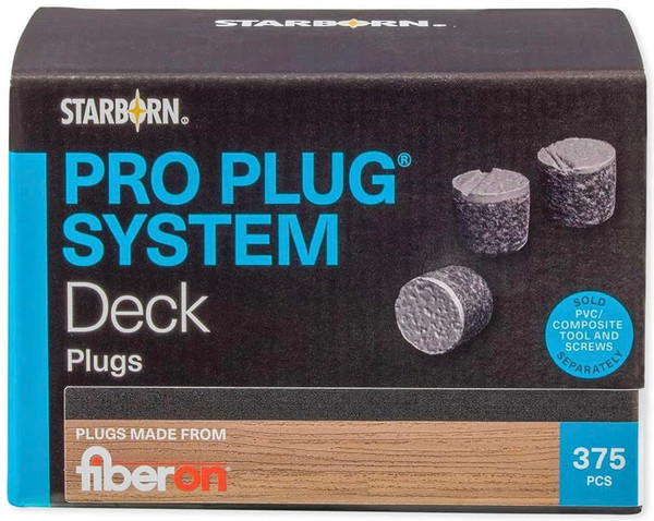 Starborn Pro Plugs for Fiberon Chai Decking - 375 Count