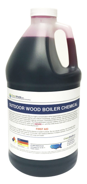 ChemWorld Outdoor Wood Boiler Chemical Treatment - 1/2 Gallon - Treats 125 to 250 Gallons of Water