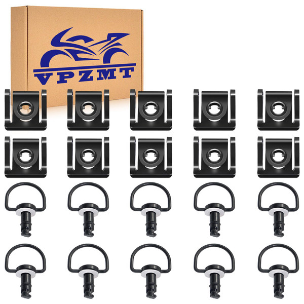 1/4 Turn Quick Release Fasteners Fairing Bolts Studs Quarter Turn + Clips
