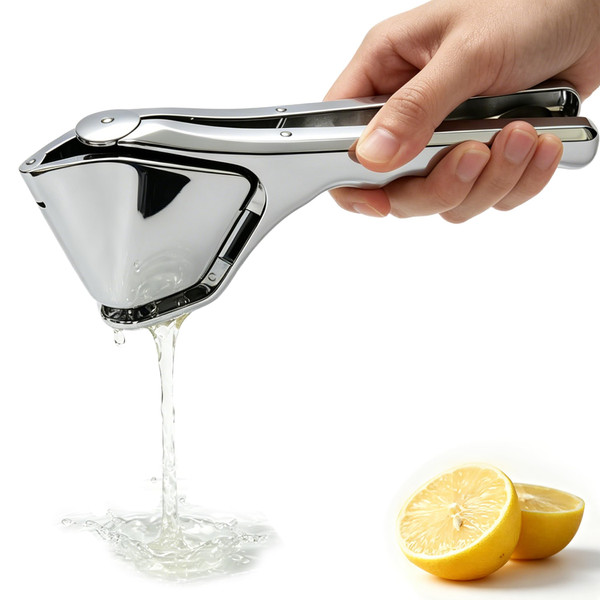 Relioky Lemon Squeezer Stainless Steel,Stainless Steel Lemon Juicer.Flat, Foldable, Space-Saving Manual Juicer Hand Press with Seed Filter Function,Citrus Press,Lime Squeezer,Juice Presser Manual