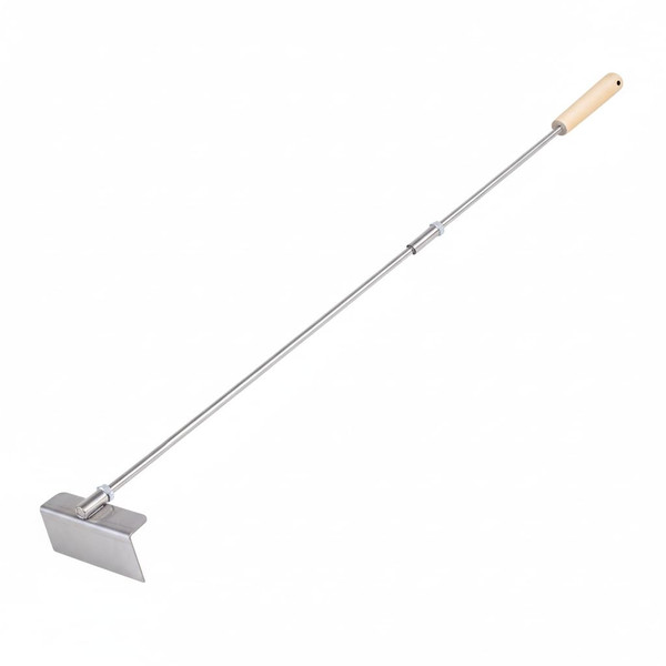 Charcoal Grill Ash Rake for Wood Stove Fireplace Pizza Oven,32 Inch Heavy Duty Stainless Steel BBQ Cleaner Poker Scraper,Elongated Tool for Fire Pit,Smoker,BBQ,Fireplace,Ceramic Grills (32 Inch Rake)
