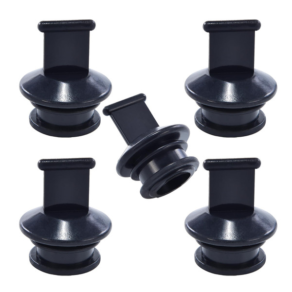 YOQVQOY 5 Pack Push-in Boat Drain Plug Replacement for Boat f/1-1/8 Push-in Drain Plug Thru-Hull, The Push-in Boat Drain Plug Stopper for Livewell Boat Plug Effectively Prevent Water Overflow