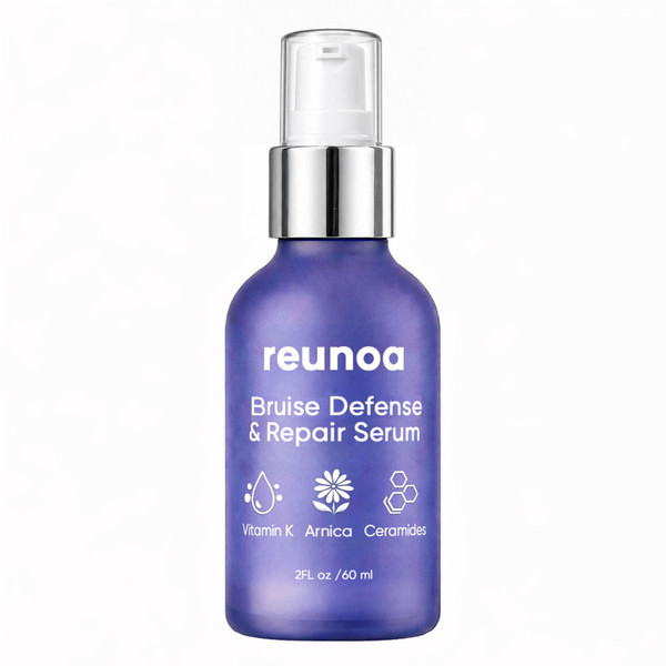 Reunoa Bruise Defense Repair Serum, Reunoa Cream Korvel Serum for Skin with Arnica, Vitamin K, Ceramides, Deep Hydrators, Redwuce Drynaess, 60ml
