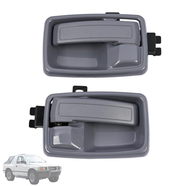 Getfarway Pair of Inside Interior Door Handle Left and Right Compatible with Isuzu Trooper Pickup Amigo Rodeo 1984-1997│Honda Passport 1994-1997