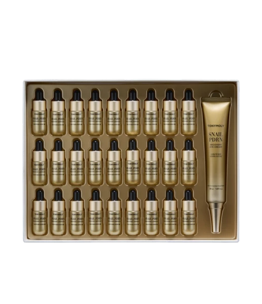 Tony Moly 스네일 PDRN 리커버리 앰플&아이크림 세트/Tony Moly Snail PDRN Recovery Ampoule & Eye Cream Set