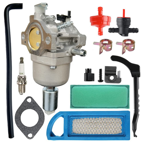 799727 Carburetor for Briggs & Stratton 14HP 15HP 16HP 17HP 17.5 HP 18HP Intek Engines CarbReplace 791858 794572 591731 594593 Lawn Tractor Mower Nikki Carb with Air Filter kits