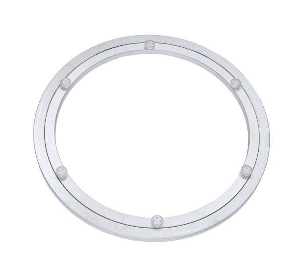 Dailydanny Aluminum Heavy Duty Lazy Susan Rotating Turntable Bearing Swivel Plate Hardware for Dining-Table (14 inch)